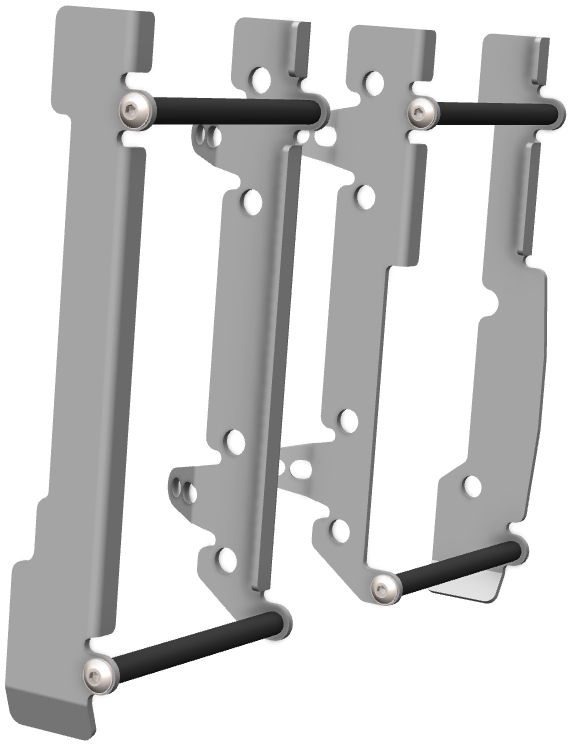Proteção de Radiador Aluminio Light CROSSPRO 