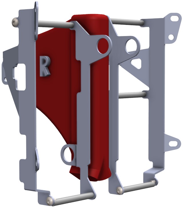 Proteção de Radiador Aluminio Light CROSSPRO 