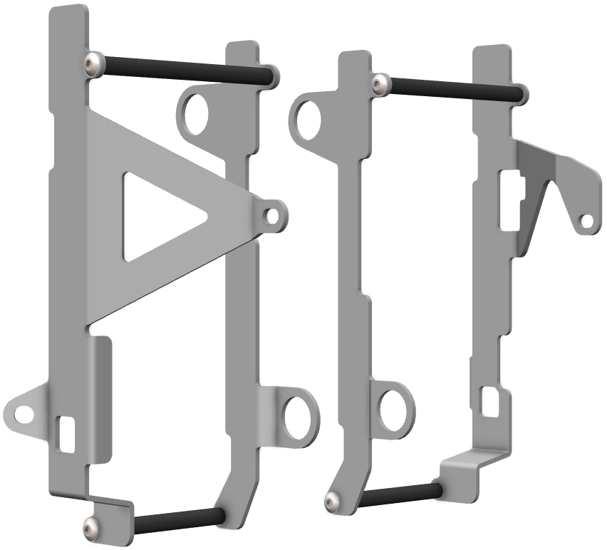 Proteção de Radiador Aluminio Light CROSSPRO 