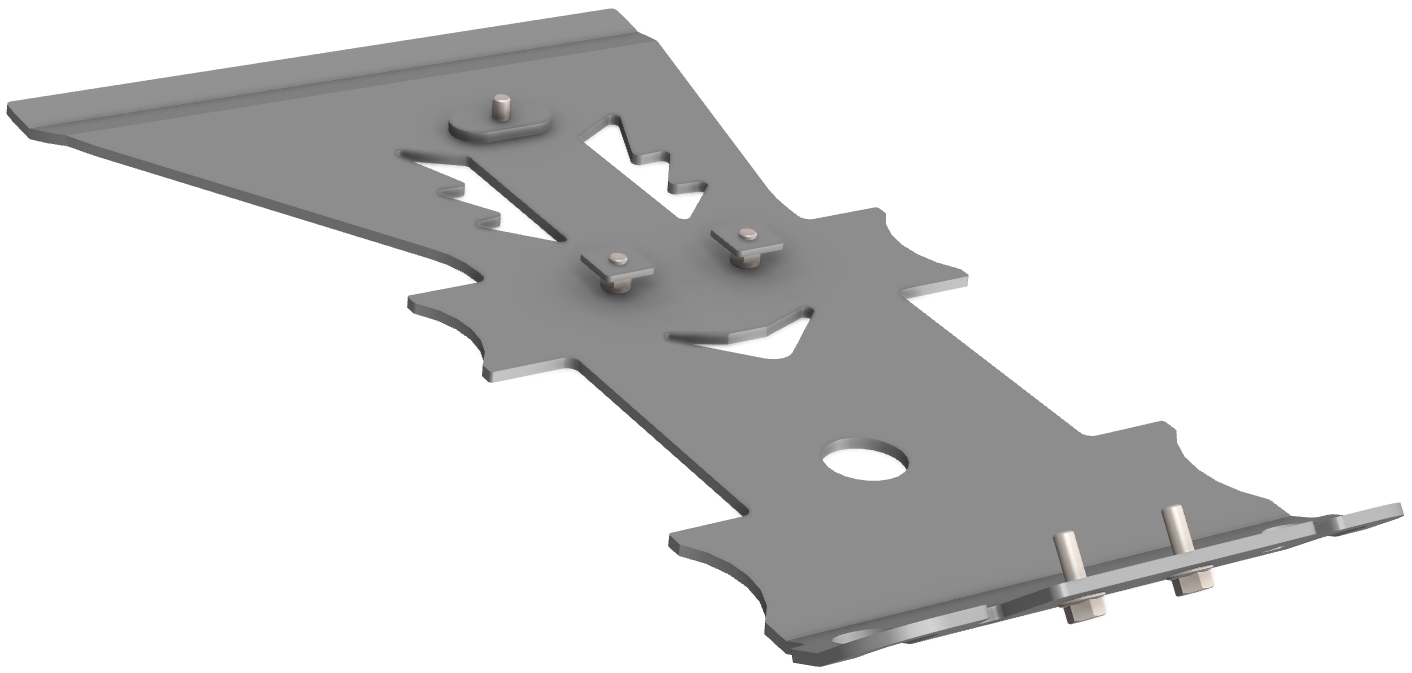 Proteção de Chassi da Frente Aluminio CROSSPRO 