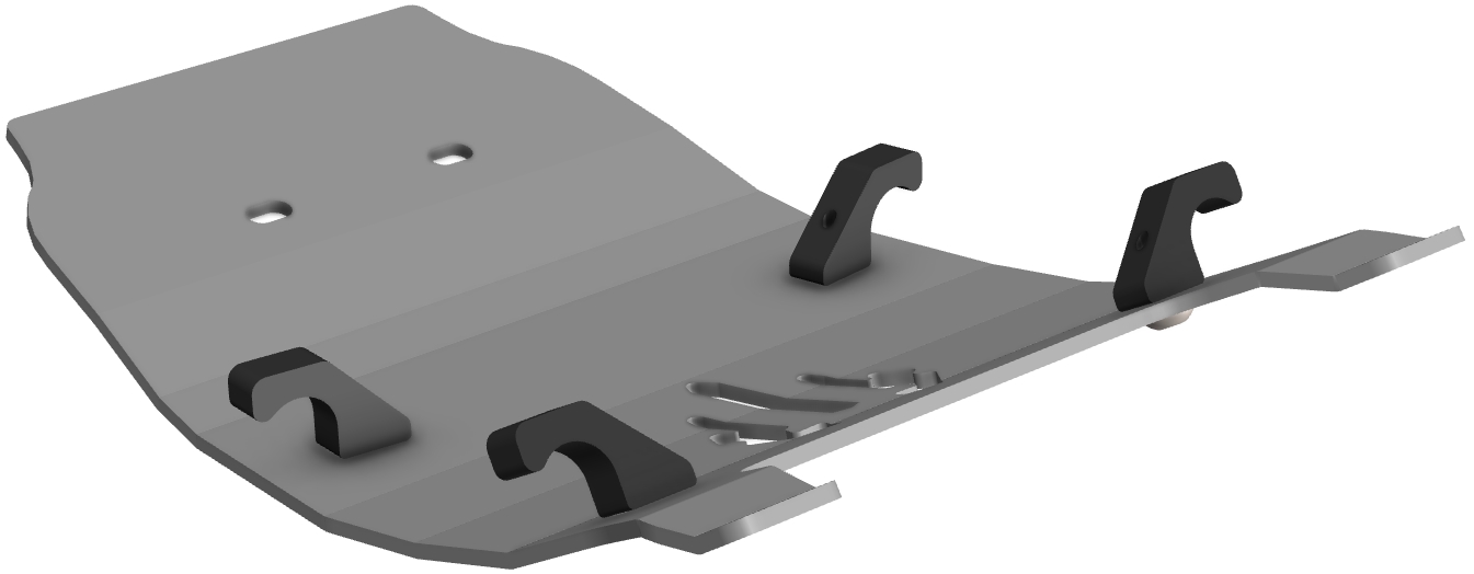 Proteção de Chassi da Frente Aluminio CROSSPRO 