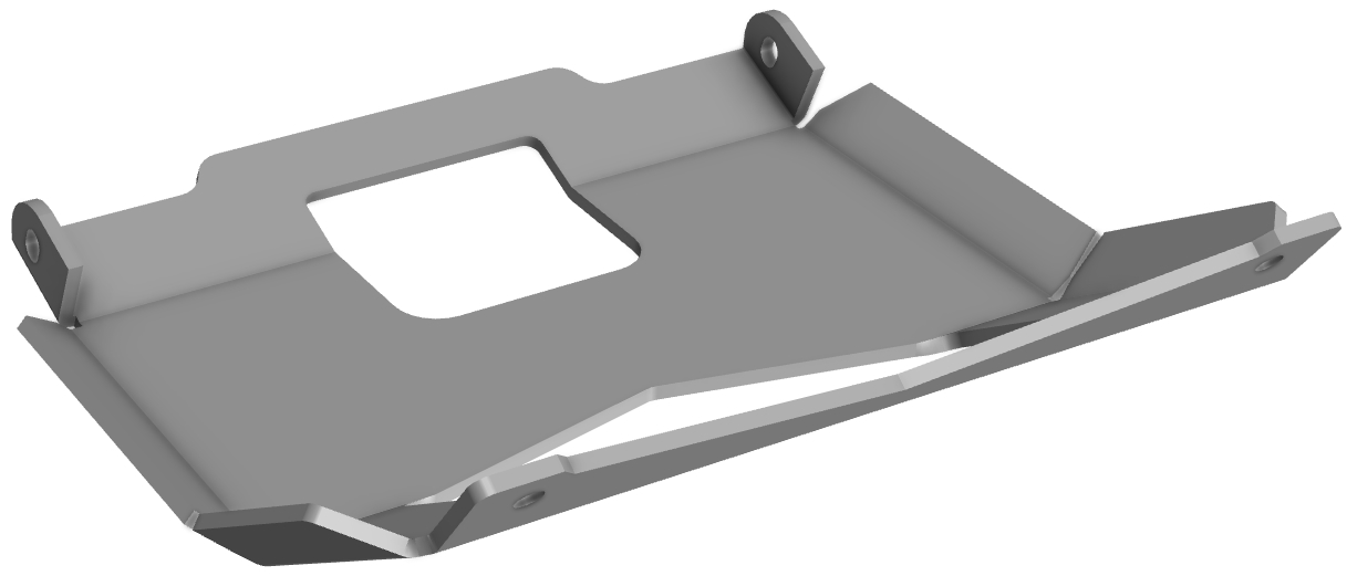 Proteção de Chassi da Frente Aluminio CROSSPRO 