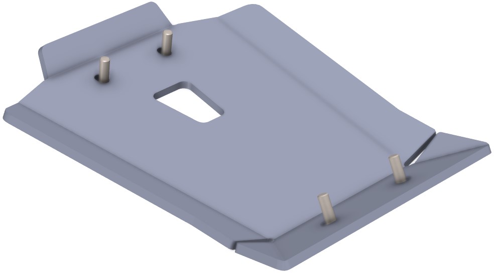 Proteção de Chassi da Frente Aluminio CROSSPRO 