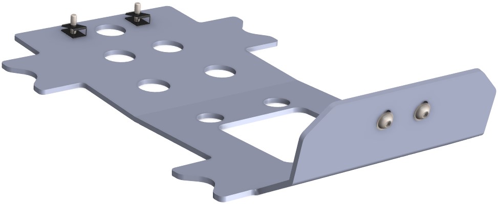 Proteção de Chassi da Frente Aluminio CROSSPRO 