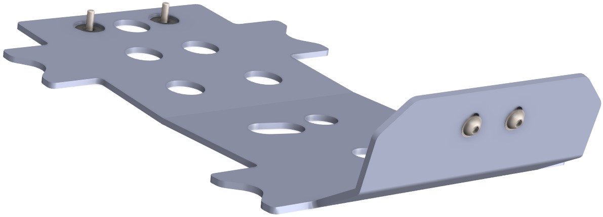 Proteção de Chassi da Frente Aluminio CROSSPRO 