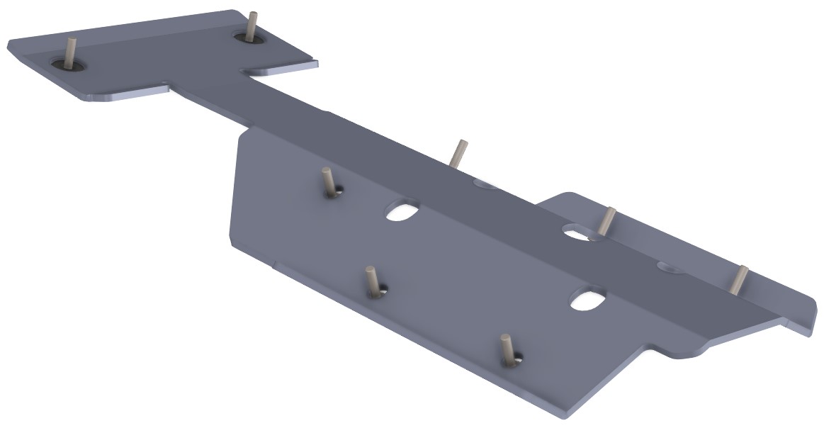 Proteção de Chassi da Frente Aluminio CROSSPRO 