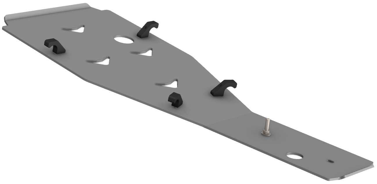 Proteção de Chassi Central Aluminio CROSSPRO 