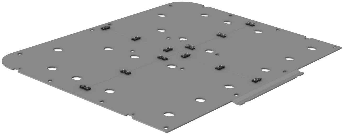 Proteção de Chassi Central Aluminio CROSSPRO 