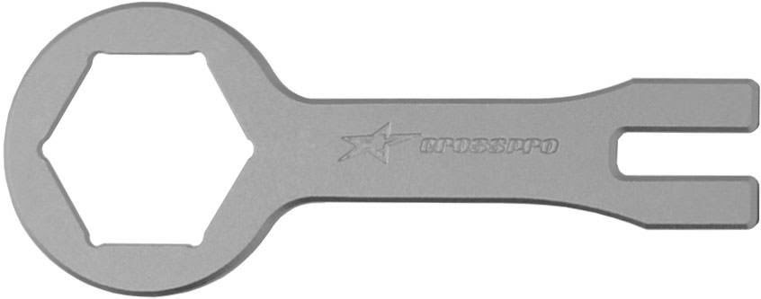 Chave Suspensão 50mm - Exagonal WP Ice Polish CROSSPRO 