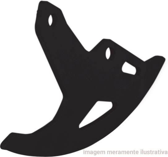 Proteção de Disco Traseiro Aluminio Preta CROSSPRO 