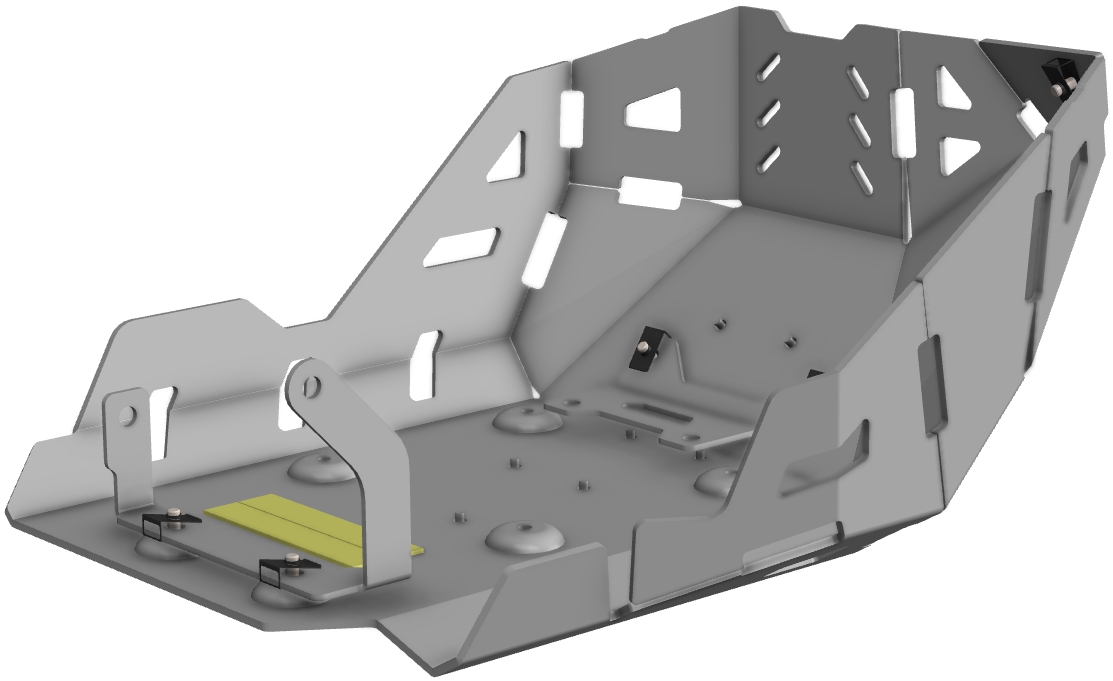 Aluminum Trail Engine Guard CROSSPRO 