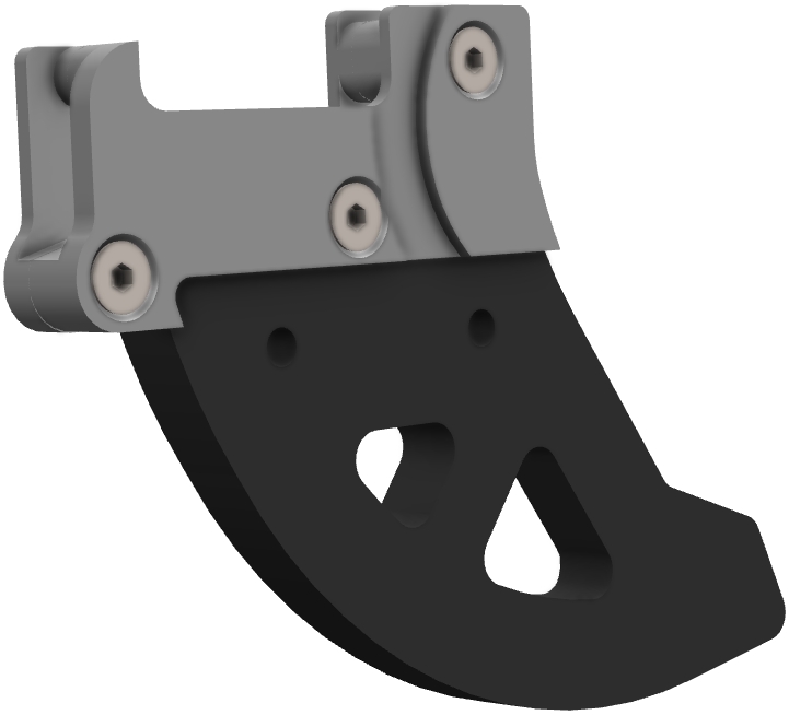 Proteção de Disco Traseiro Aluminio / DTC CROSSPRO 