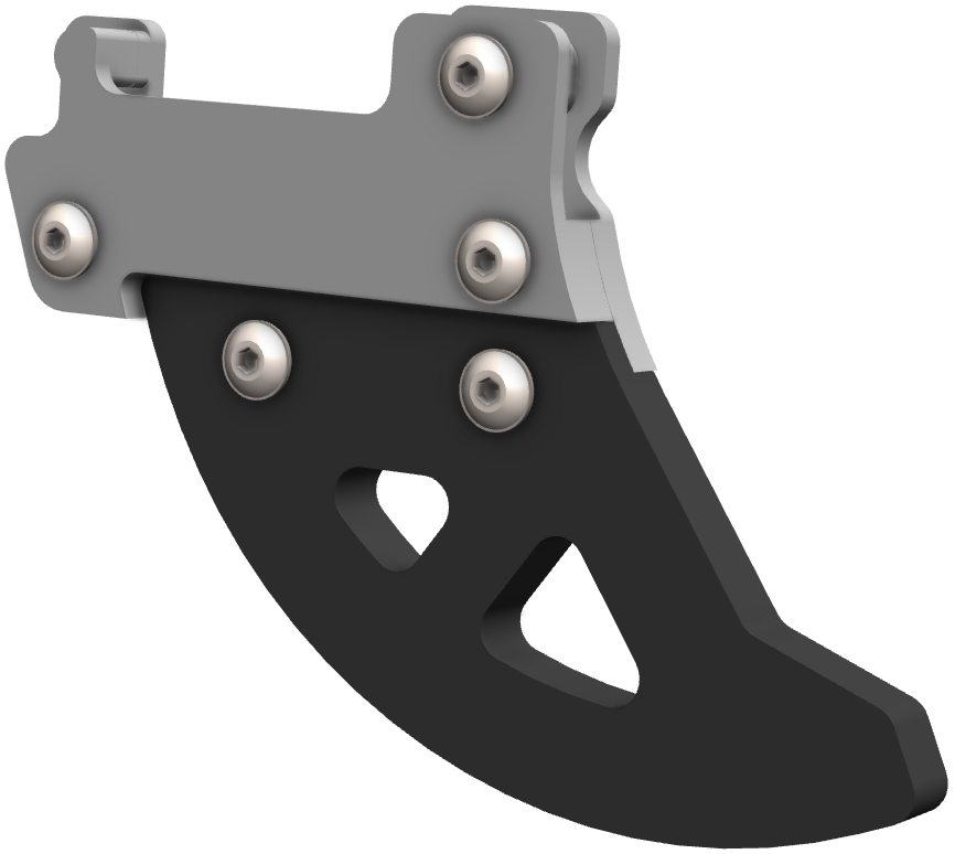 Proteção de Disco Traseiro Aluminio / DTC CROSSPRO 