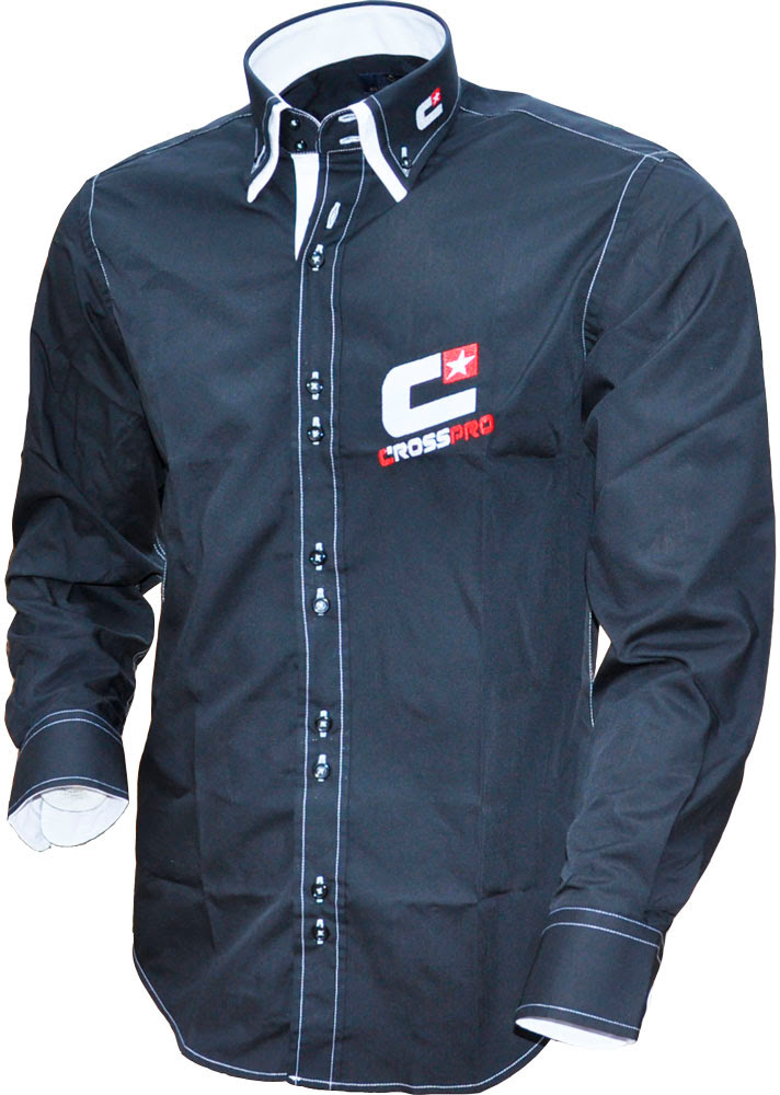 Camisa Paddock Preta CROSSPRO 