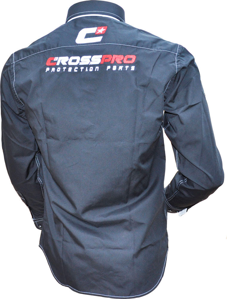 Camisa Paddock Preta CROSSPRO 