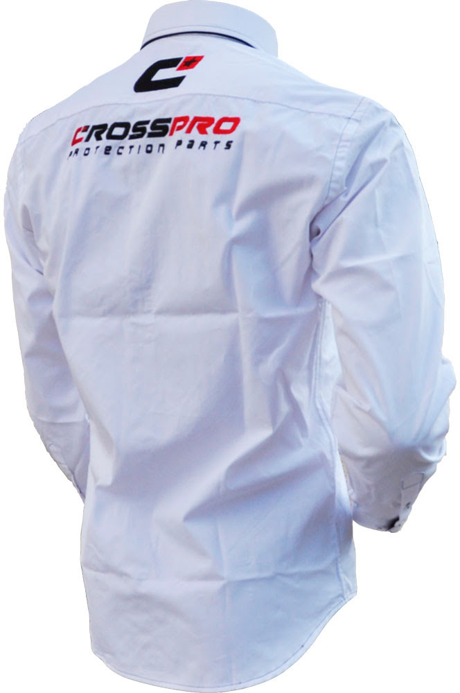 Camisa Paddock Branca CROSSPRO 