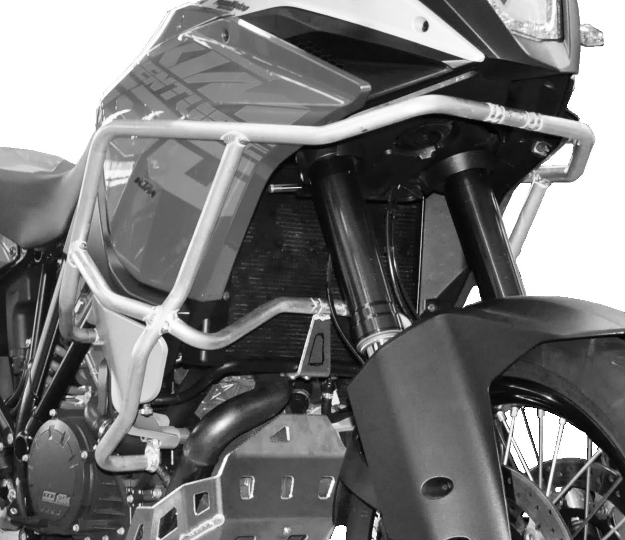 Proteção de carenagem Trail Aluminio CROSSPRO 