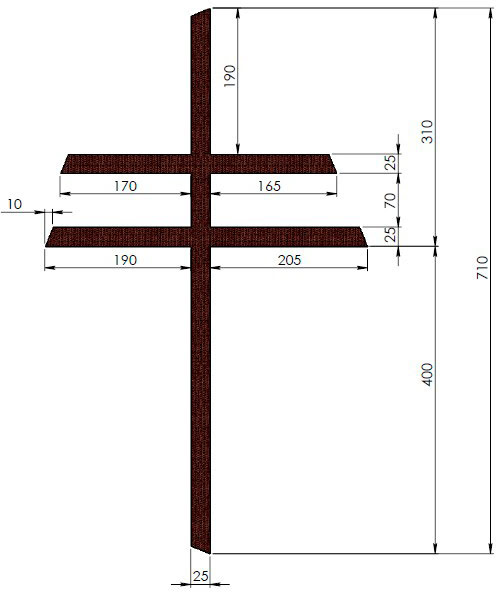 Correias de Nerf-Bar (kit) CROSSPRO 