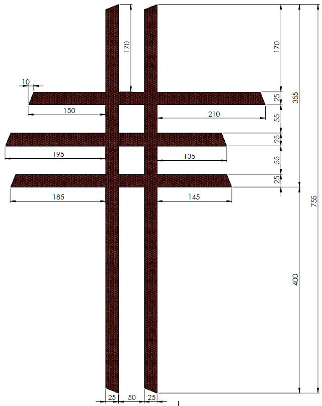 Correias de Nerf-Bar (kit) CROSSPRO 