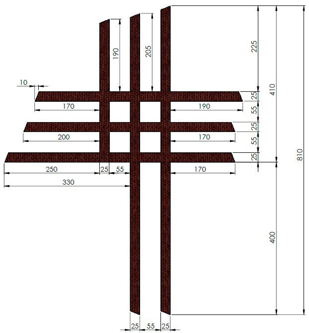 Correias de Nerf-Bar (kit) CROSSPRO 