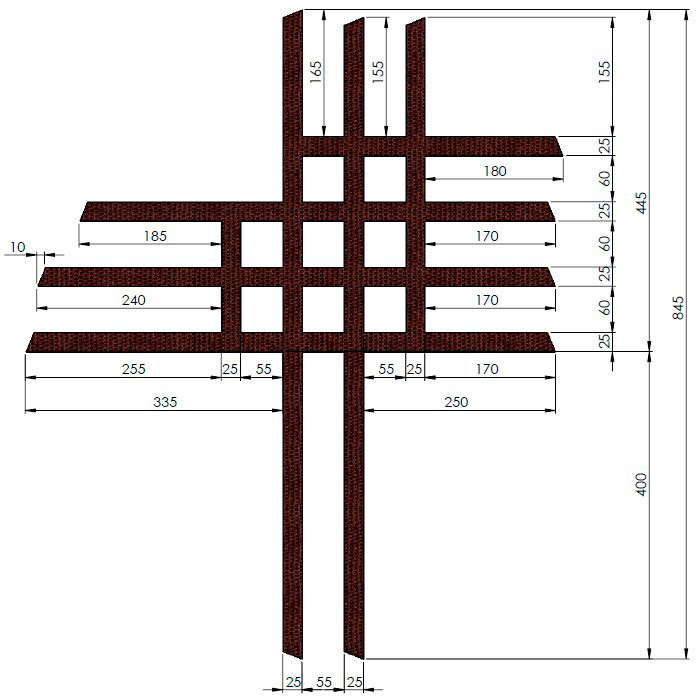 Correias de Nerf-Bar (kit) CROSSPRO 