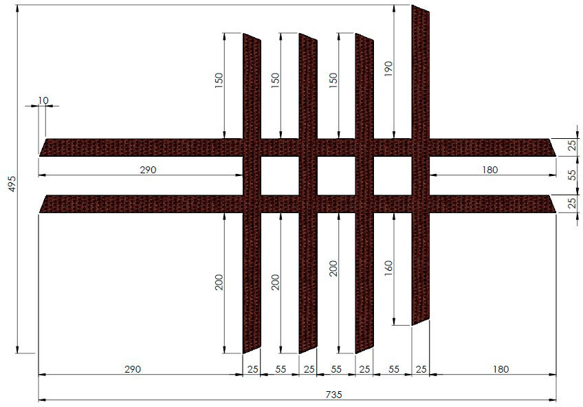 Correias de Nerf-Bar (kit) CROSSPRO 