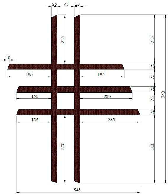 Correias de Nerf-Bar (kit) CROSSPRO 