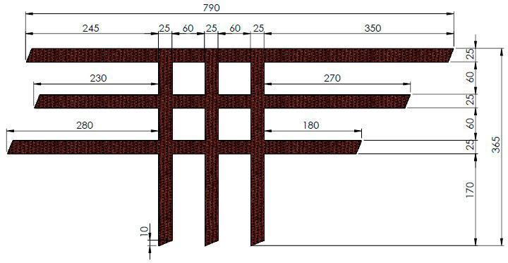 Correias de Nerf-Bar (kit) CROSSPRO 