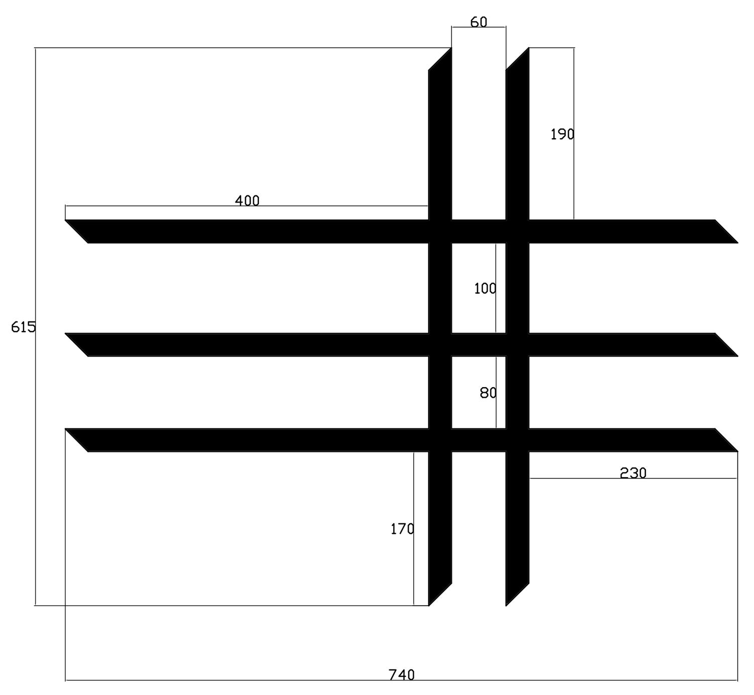 Correias de Nerf-Bar (kit) CROSSPRO 