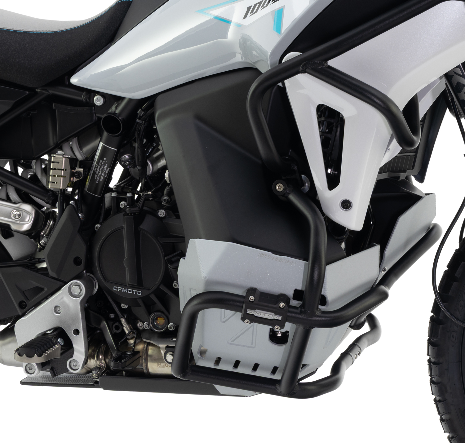 Proteção de carenagem INFERIOR Trail Aluminio CROSSPRO 
