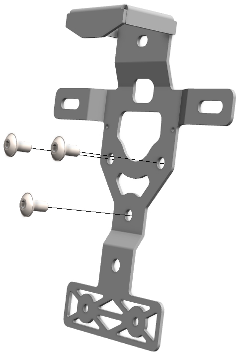 License Plate Support CROSSPRO 