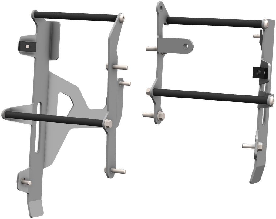 Proteção de Radiador Trail Aluminio CROSSPRO 