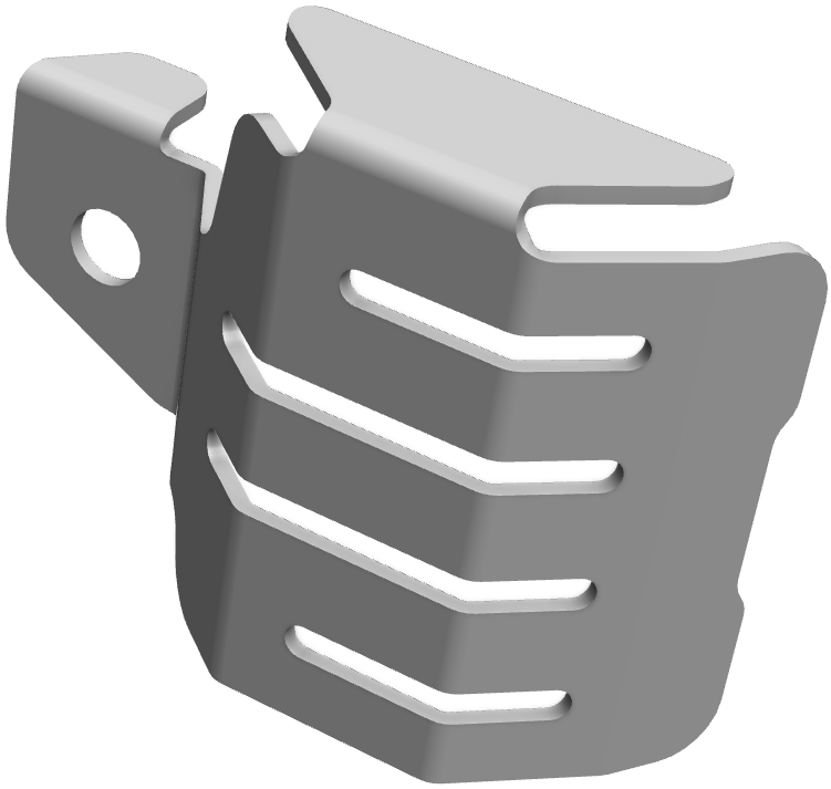 Rear Brake Fluid Reservoir Guard CROSSPRO 