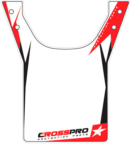 Autocolantes Porta-Numero Pega Traseira CROSSPRO 