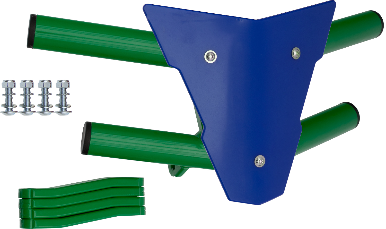 2CP024____0409.JPG - Front Bumper Waspe Green Tube / Blue Plate