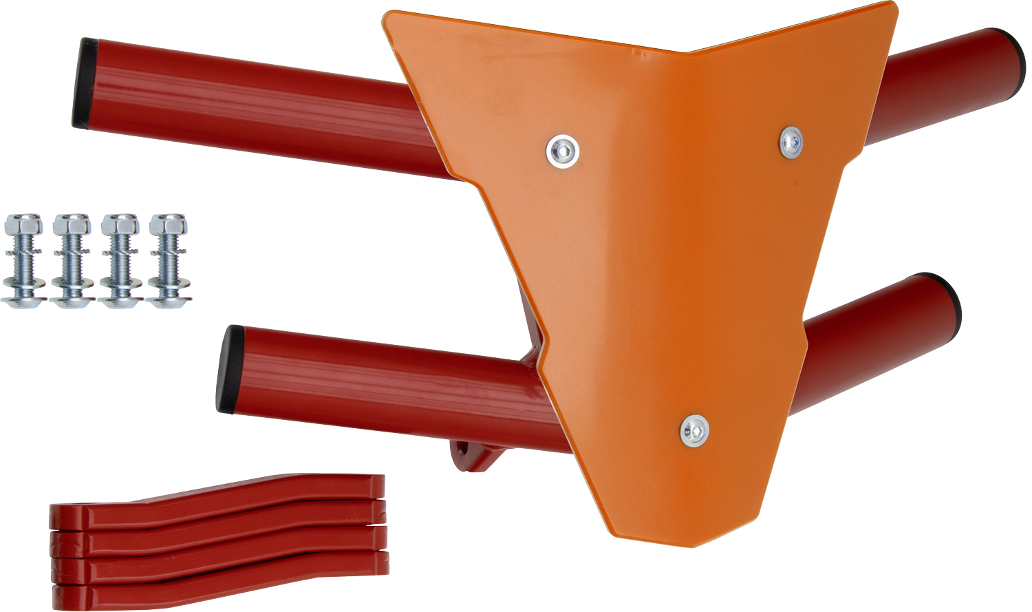 2CP024____0907.JPG - Front Bumper Waspe Red Tube / Orange Plate