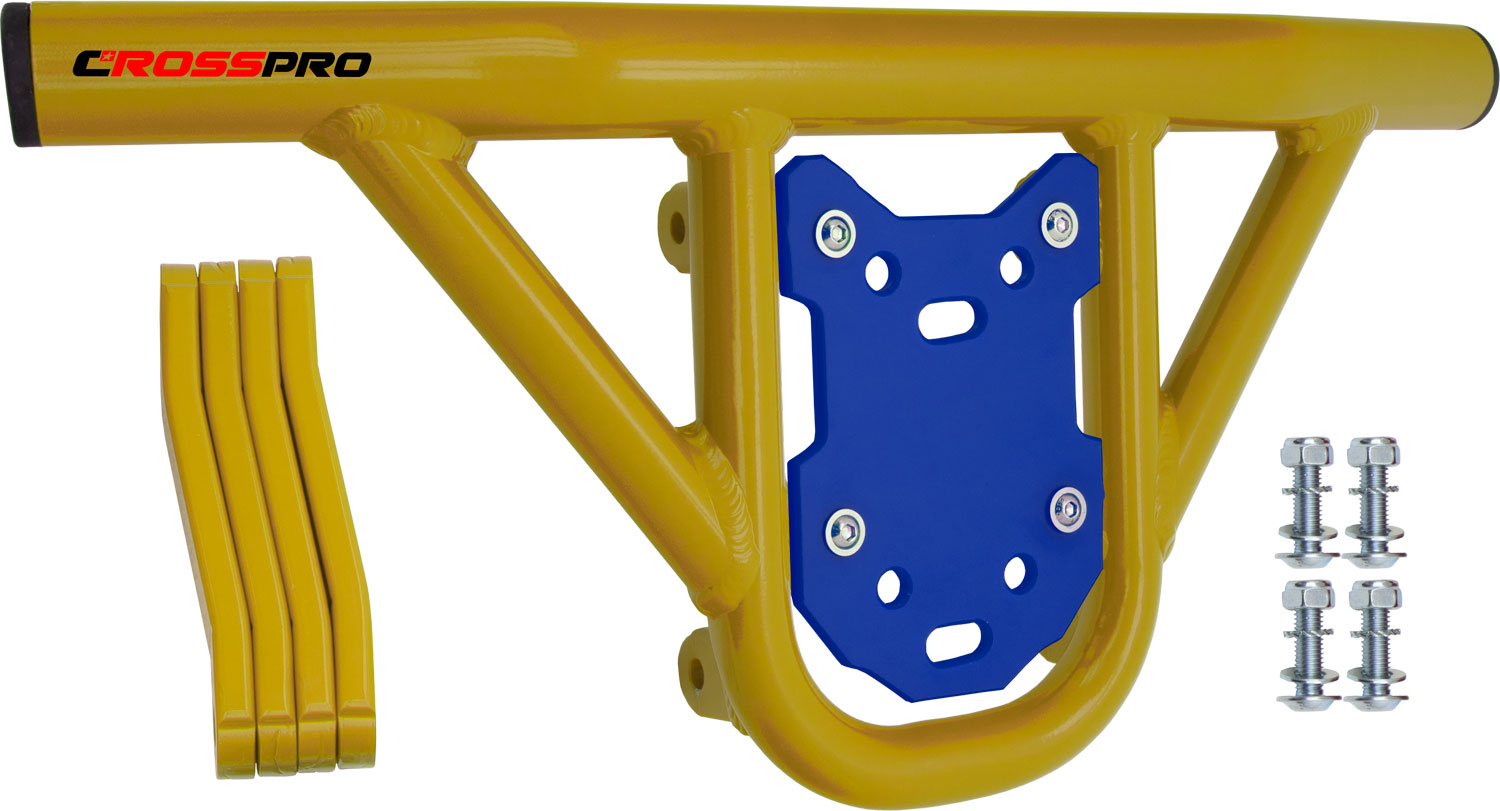 2CP025____0408.JPG - Front Bumper Hat Yellow Tube / Blue Plate