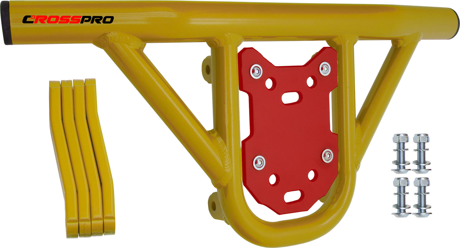 Front Bumper Hat Yellow Tube / Red Plate