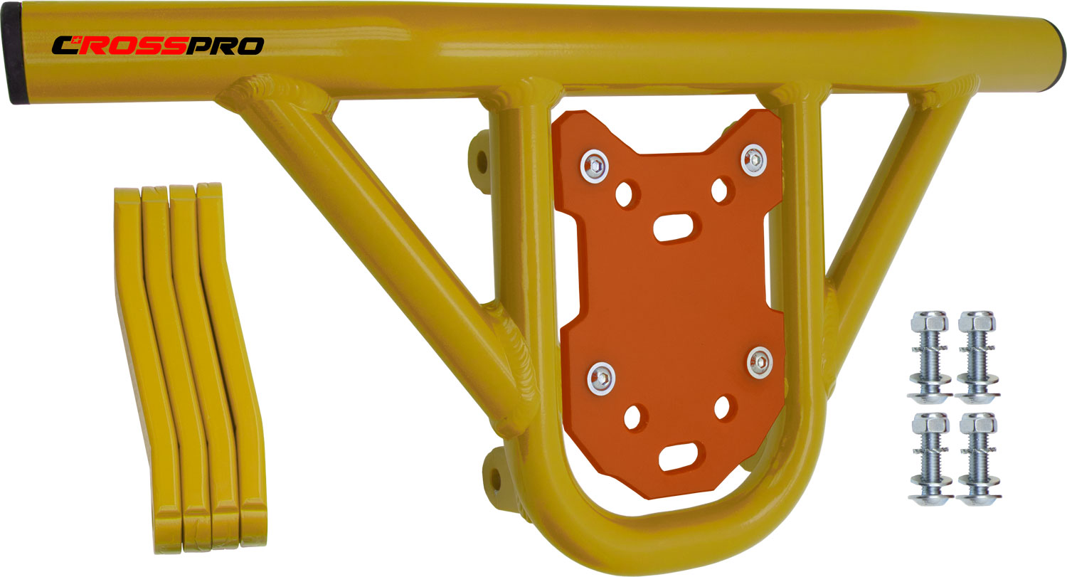 2CP025____0908.JPG - Front Bumper Hat Yellow Tube / Orange Plate