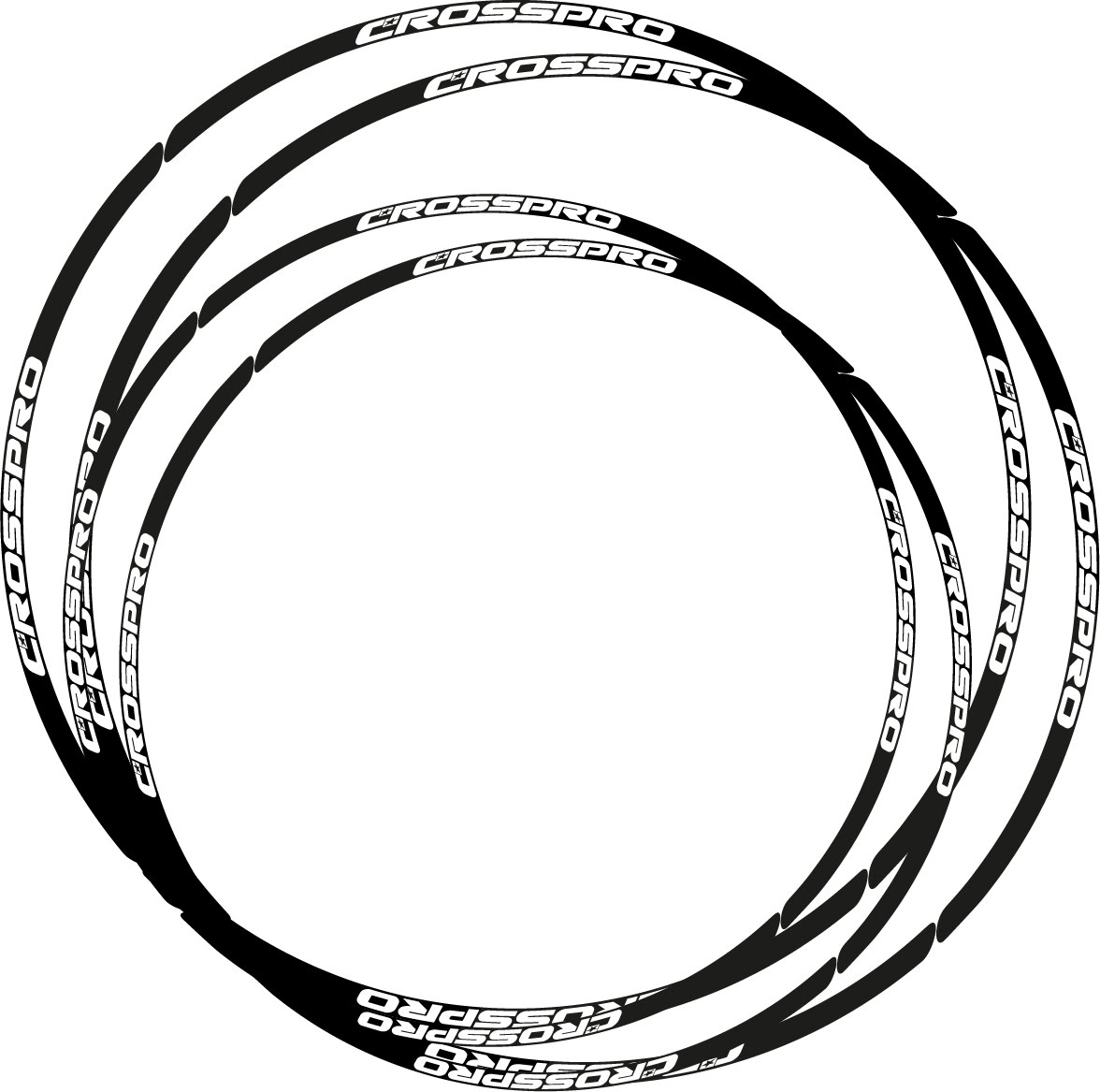 Wheel Sticker 18´´ & 21´´ Black