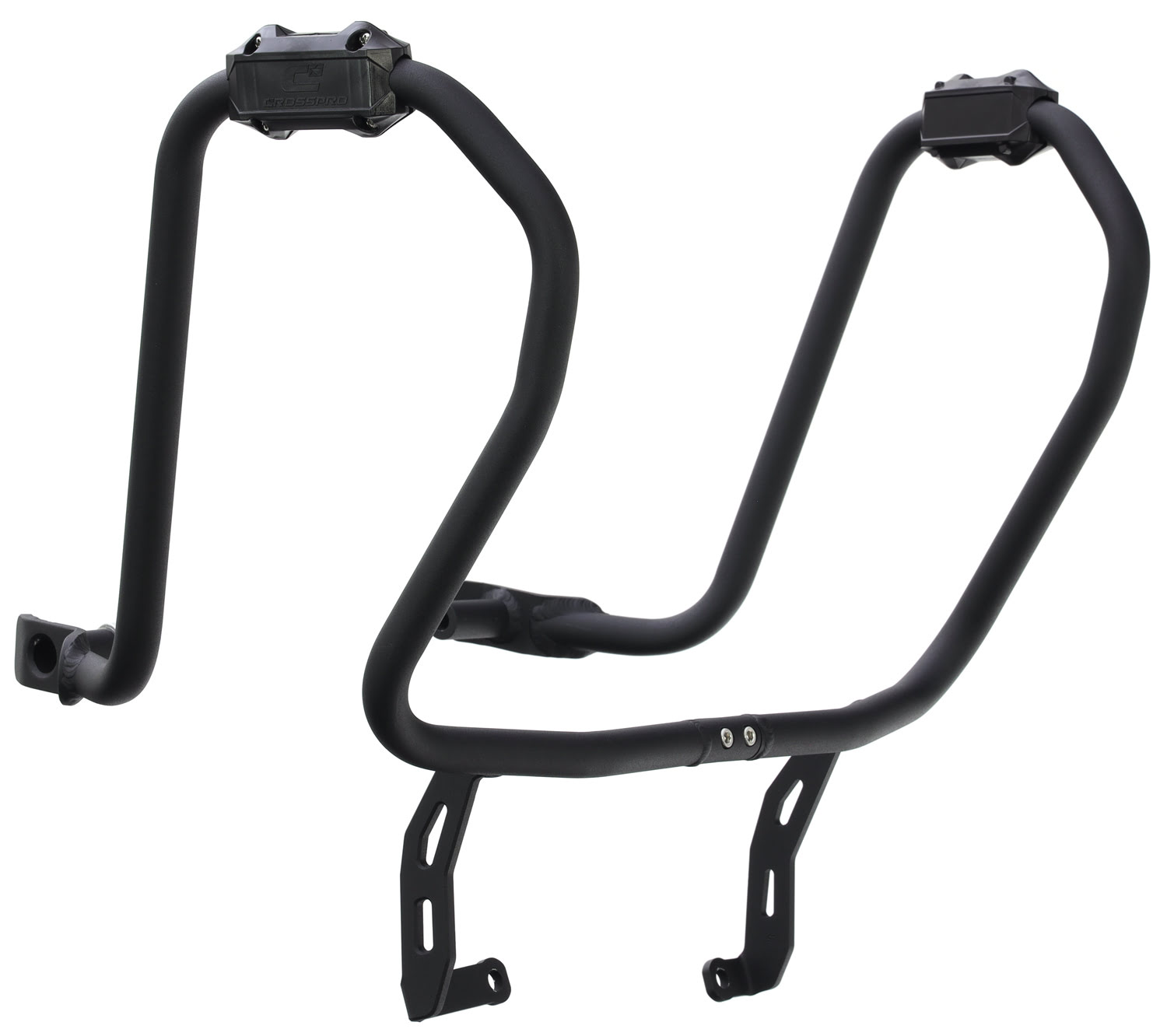 Aluminum Trail Crash Bar Black «Compatible with OEM Skid Plate» - CrossPro